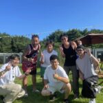 Shunsuke Ito Instagram - ORANGE RANGEが昔から好きで好きでたまらなくて、勝手にORANGE RANGEの新曲を作り続けていた後輩のアメリカンB.Bチキンの杉本の夢が先程叶いました。ご本人方の前で新曲御披露目させて頂いていたので後程上げます。ORANGE RANGE最高、まじいい人まじカッコいい