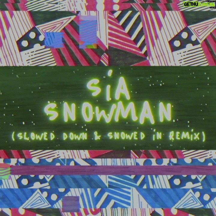 Sia Instagram - Rolling into the holiday season slloowwlllyy with "Snowman" the Slowed Down & Snowed In Remix, available everywhere now - link in bio ☃️❄️ 'Everyday Is Christmas' (Snowman Deluxe Edition) ft. new songs "Pin Drop" & "Santa Visits Everyone" is out next Friday, November 5th! 🎅 - Team Sia