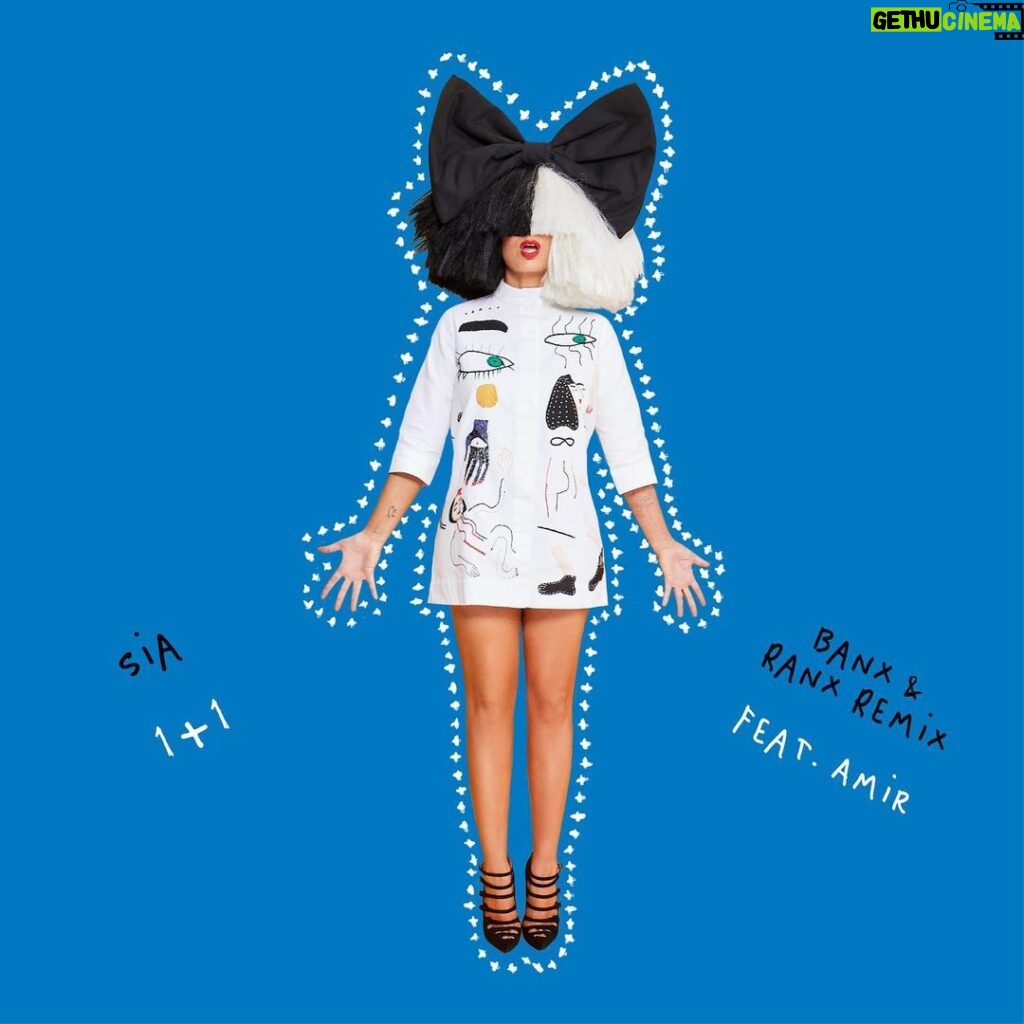 Sia Instagram - '1+1 (@banxnranx Remix)' avec @amir_officiel_ disponible le 13 juillet 💖 🍳 Pré-enregistre le titre maintenant (lien en bio). Plus à venir bientôt 😉 - Team Sia . '1+1 (@banxnranx Remix)' with @amir_officiel_ out everywhere July 13th 💖 🍳 Presave the song now (link in bio). More to come 😉 - Team Sia