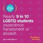 Sia Instagram – Join us today in solidarity with tens and thousands of students around the world as we protest the erasure and silencing of LGBTQ+ students, during @glsen #DayOfSilence. 
You can check out resources, and participate virtually and in-person, by visiting glsen.org/DayOfSilence. 
Together, we’ll #BreakTheSilence, and make schools a more inclusive and safer place for LGBTQ+ students. – Team Sia 🏳️‍🌈 🏳️‍⚧️