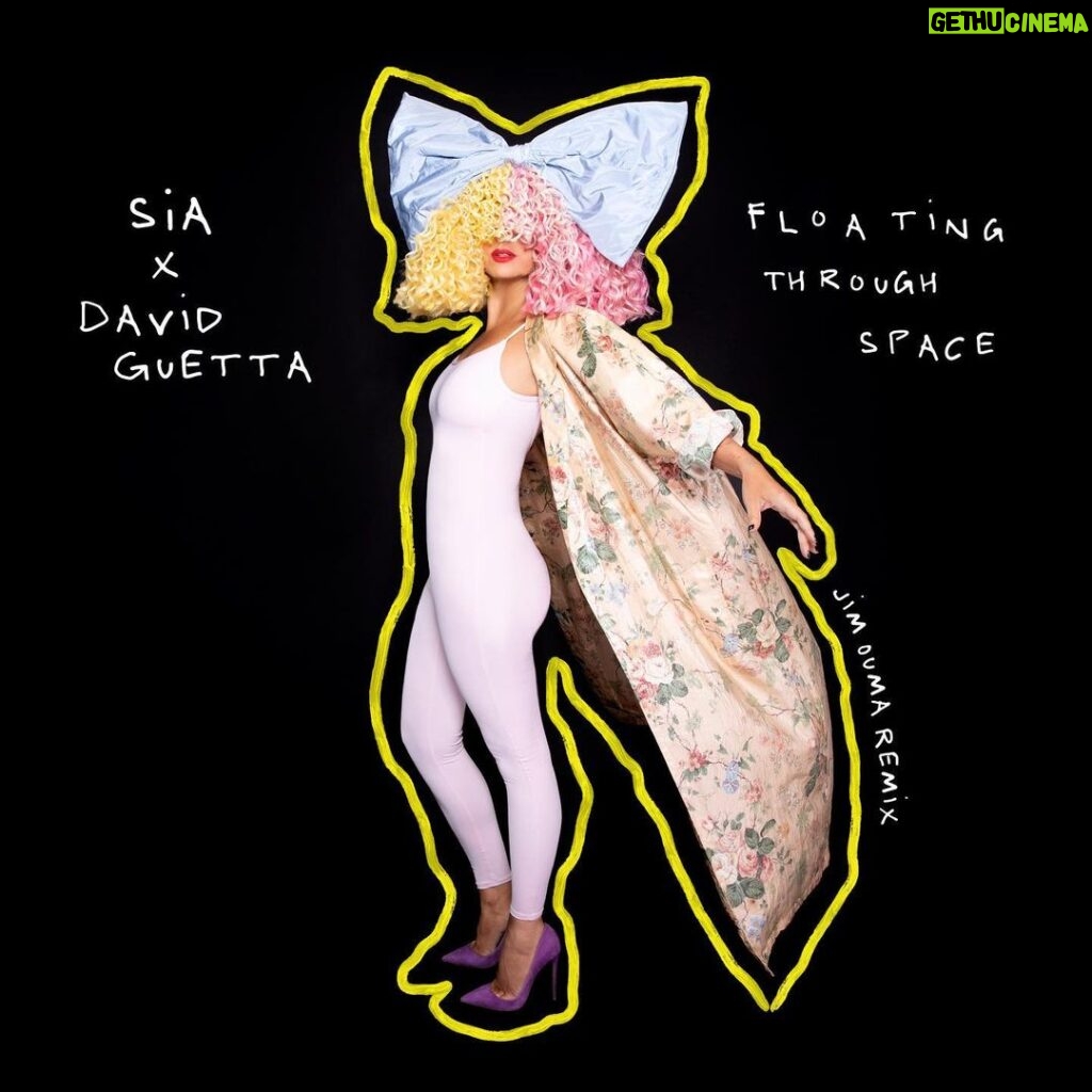 Sia Instagram - "Floating Through Space" (@jimouma Mix) 🌠 Out Tomorrow ✨ - Team Sia