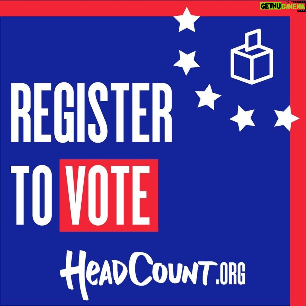 Sia Instagram - This #NationalVoterRegistrationDay go do your part & get #VoteReady to #VoteDemocrat on 11/3 w/ @HeadCountOrg ➡️ HeadCount.org - Team Sia
