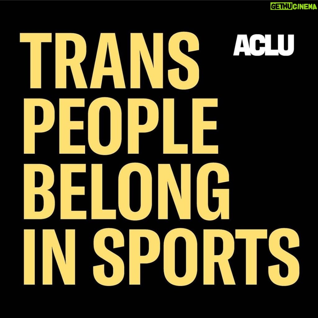 Sia Instagram - It’s #NationalYouthSportsDay, but trans student athletes are still under attack. In Idaho, the passage of HB 500 has banned trans youth from participating in high school athletics. Join @aclu_nationwide in calling on the @NCAA to stand by their values and remove championships from Idaho. - Team Sia