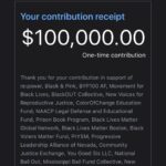 Sia Instagram - Who wants to match my $100,000 donation?! Please reshare! Send pics of your donation and I’ll reshare! Link in bio! #blacklivesmatter #bailfund