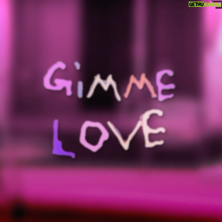 Sia Instagram - Babe, this is what you need 💕 “Gimme Love” is out everywhere tomorrow at 12pm ET | 9am PT - Team Sia [video description: “Gimme Love” in the background with Sia logos and the words “Gimme Love” flashing intermittently]