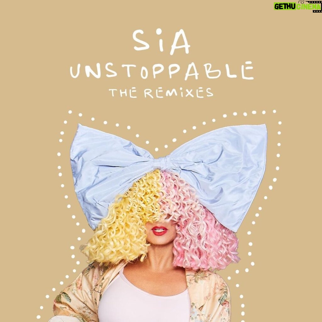Sia Instagram - Slowing things down to speed 'em up - the Unstoppable remixes are coming this Friday 💖✨ - Team Sia