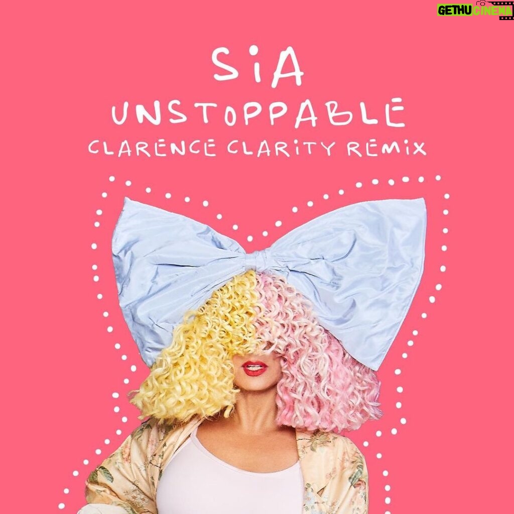 Sia Instagram - Unstoppable is just that 🚀 & to celebrate @clarenceclarity made this amazing remix, out everywhere tomorrow! - Team Sia