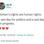 Sia Instagram - #womensrightsarehumanrights