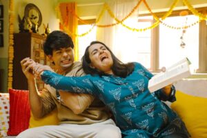 Siddharth Nigam Instagram - "When lil' bro loves to playfully tease his big sis! 😄 Can't hold back my excitement to share my short film 'Rani Pink' with you all! Sharing some exclusive BTS moments with you all📽️💕 #SiblingFun #RaniPinkBTS"