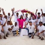 Siddharth Nigam Instagram - We had an absolutely incredible birthday celebration with the most extraordinary people at @radissonbluresortmaldives! We are immensely grateful for the tremendous effort put into cutting the cake and making it an unforgettable experience for us. Thank you from the bottom of our hearts!❤️🎂🏝️🌊 #birthdayboys #maldives Radisson Blu Resort Maldives