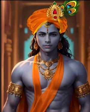 Siddharth Nigam Instagram - Jai shree krishna! ❤️🙏 What an absolutely joyous occasion it is to celebrate Janmashtami! 
I must say, this artwork is absolutely incredible. I am so grateful to you for creating it. It has truly brought immense happiness to my heart. I am completely in awe of it! 😍