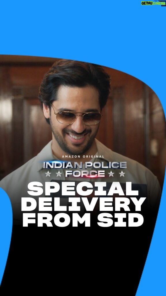 Sidharth Malhotra Instagram - DCP Kabir Malik on a humble mission to honour the real life heroes for their tireless commitment. 🫡 #IndianPoliceForceOnPrime, watch now on @primevideoin @itsrohitshetty @theshilpashetty @vivekoberoi @talwarisha @rohitshettypicturez @reliance.entertainment @sushwanth @tseries.official