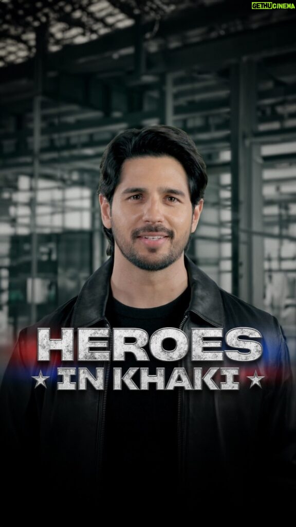 Sidharth Malhotra Instagram - Let’s honor the real heroes who inspire us daily! 🫡 Share your stories using #HeroesInKhaki and be part of the tribute. #IndianPoliceForceOnPrime hits screens tomorrow!