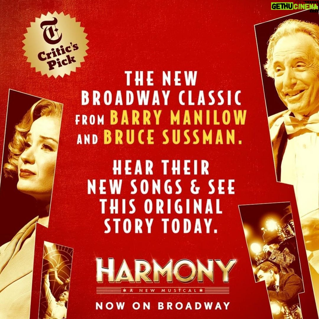 Sierra Boggess Instagram - Come experience this beautiful story with us 8 shows a week at the Barrymore Theatre on Broadway ♥️🎶🥹 #broadway #harmonyanewmusical #livetheatre