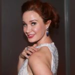 Sierra Boggess Instagram - Still reeling from @harmonyanewmusical opening night party! @randirahm lent me another fabulous LEWK for the night!! Head to toe sparkles 😭 with @oscarheyman sapphires and diamonds 💎 😭 Enjoy these photos from @bruglikas ♥️📷 “Showing here” 👻 😉 Guastavino 59th Street New York City