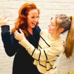 Sierra Boggess Instagram - Omg this is the best day ever!!!! @barrewithadrienne changed my damn life y’all know this!!! And if you haven’t experienced her class you gotta sign up and be forever changed too! Not just physically but spiritually and all the things. I cannot tell you enough amazing things about this woman and all the goodness she puts out into the world!!!!! Today we finally got to embrace after she came to @harmonyanewmusical and I still haven’t stopped beaming!!! You know when you meet people and know they are for life??? Yep!! Also check out her episode of #lightlessonswithsierra on my YouTube channel on “perfectly imperfect” she’s so frickin brilliant Barrymore Theatre