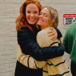Sierra Boggess Instagram - Omg this is the best day ever!!!! @barrewithadrienne changed my damn life y’all know this!!! And if you haven’t experienced her class you gotta sign up and be forever changed too! Not just physically but spiritually and all the things. I cannot tell you enough amazing things about this woman and all the goodness she puts out into the world!!!!! Today we finally got to embrace after she came to @harmonyanewmusical and I still haven’t stopped beaming!!! You know when you meet people and know they are for life??? Yep!! Also check out her episode of #lightlessonswithsierra on my YouTube channel on “perfectly imperfect” she’s so frickin brilliant Barrymore Theatre