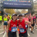Sierra Boggess Instagram - Throwing it back to last year when my little sister and I ran @nycmarathon in support of @cancersupporthq !!!! We still cannot believe we did that, and it’s such an emotional day today as we are remembering what all these runners are about to go thru!! We both learned so much about ourselves…. You do, when you put yourself in situations that seem impossible, but you’ve TRAINED FOR IT, you’ve CRIED ABOUT IT, you’ve DOUBTED IR, you’ve wanted to turn back, you’ve ultimately BELIEVED IN YOURSELF and been SCARED BUT SHOWED UP ANYWAY!!!! So today, runners, be brave, trust the training, keep going, don’t think, and one foot in front of the other you get to run thru all 5 Burroughs of NYC!!!!!!!!! Life changing experience is NOW! 1. My sister and I crossing the finish line (5hrs and 6 mins!!) 2. My sister and I doing the damn thing! 3. The starting line!!! Looks at all the people!! 4. @officialsherierenescott cheering at mile 18! 5-7. Joy 🥲 TCS NYC Marathon Pavilion