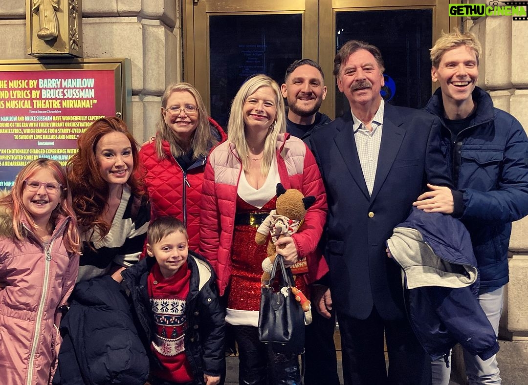 Sierra Boggess Instagram - // A Christmas Miracle ๐. My Family ๐ฎ๐นvisiting New York City ๐๏ธ To Be Together At Christmas ๐
. Seeing Sierra Playing Mary In The New Broadway Musical HARMONY #harmonyanewmusical . What A Nite!!! โฅ๏ธ๐ญ// Ethel Barrymore Theatre
