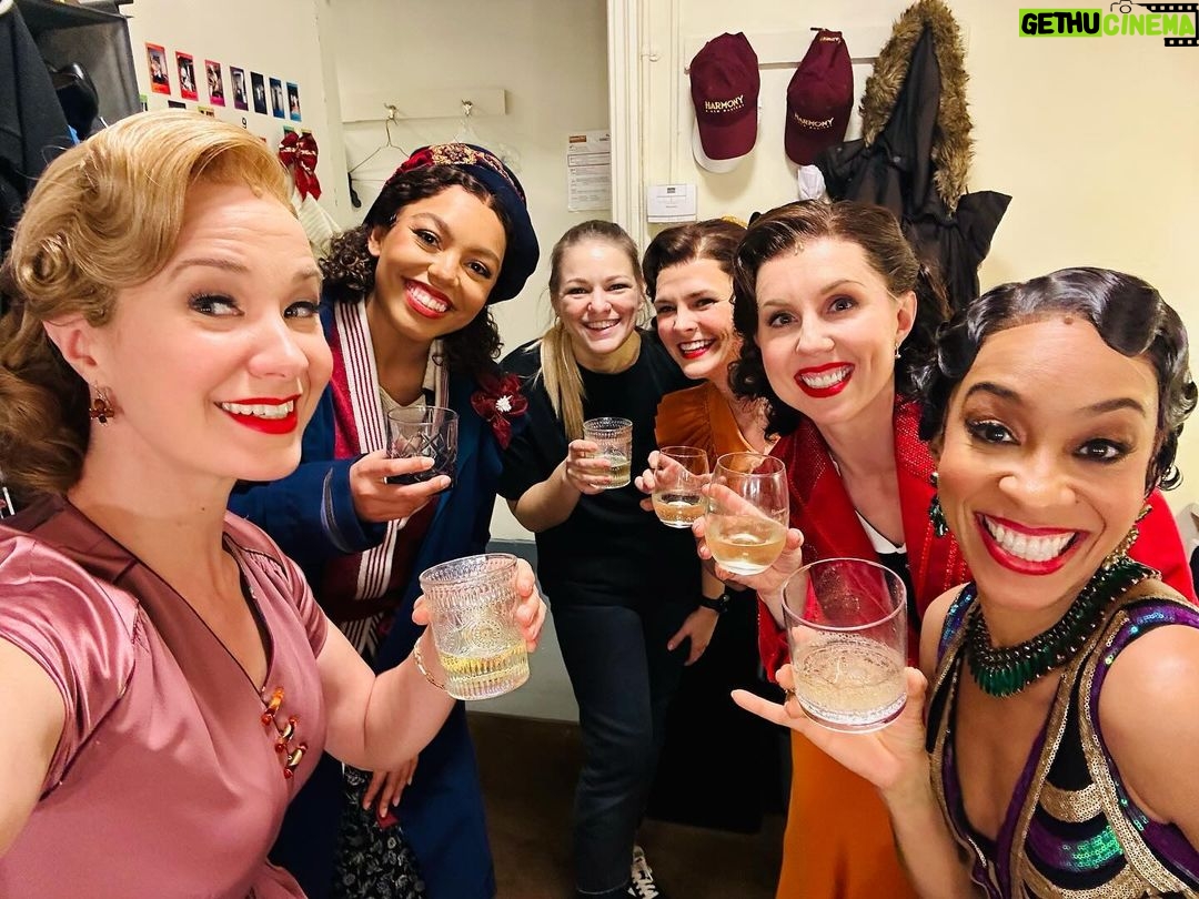 Sierra Boggess Instagram - Happy New Year from the women of @harmonyanewmusical who just completed our last show of 2023 (special shout out to @bronwyn_tarboton who made her principal debut as Ruth while @jujujuliebee is out) See you in the New Year of 2024!!!! 🥂 😃 Barrymore Theatre