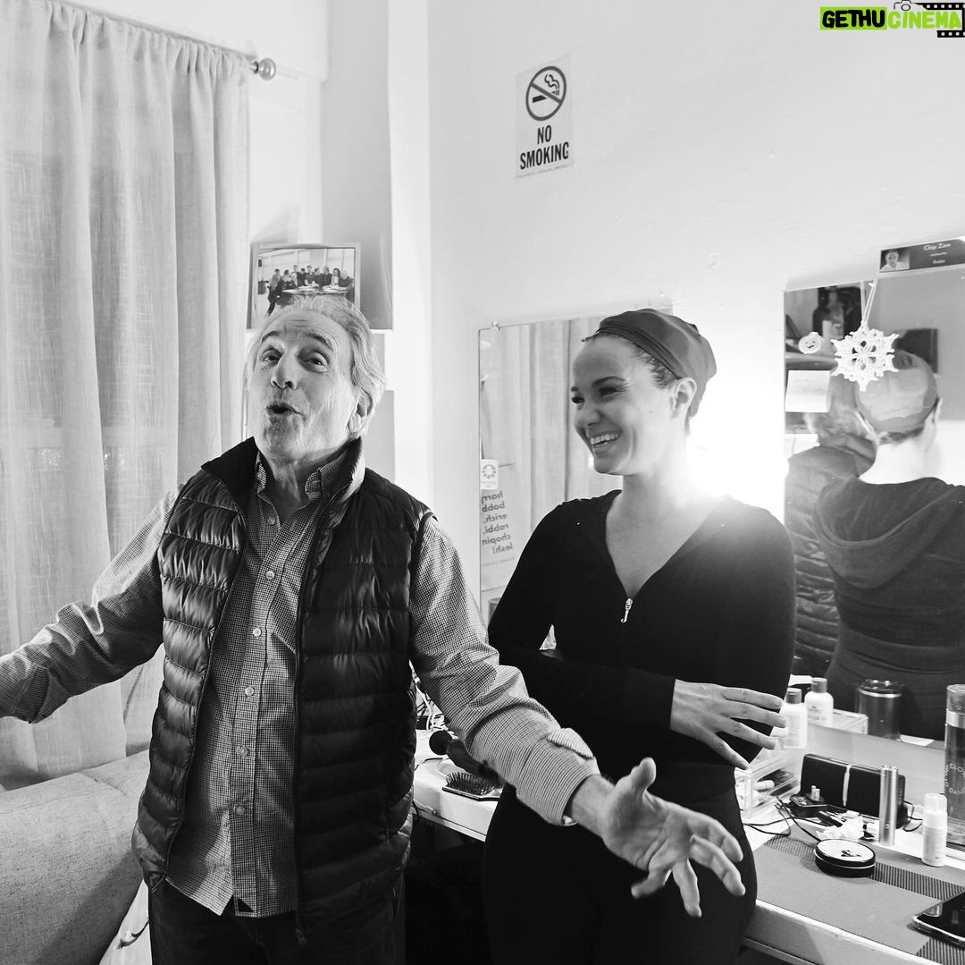 Sierra Boggess Instagram - “Alexa, play ‘Chip Zien in Into the Woods original Broadway cast that changed all our lives” Chip Zien and I have been friends for over a decade. I’ve played his daughter, his trophy wife, Julie Andrews to his Frederick Loewe, and now his memory of his wife to his Rabbi in @harmonyanewmusical When I tell you that I couldn’t POSSIBLY have gotten thru this experience without him I’m not exaggerating. Doing this show with him was one of my top three reasons for doing this show. I want to be there witnessing his icon status as he delivers a performance that no one else could possibly do. Everyone who sees him in this role leaves with their jaw on the floor. He is unparalleled. And who he is offstage is even better. The humor that he brings to us as a company is just what we need to tell this devastating story 8 times a week and not get too overwhelmed by it. You have 6 more chances to catch Chip in the starring role of a lifetime. You want to say “I was there. I saw it in person.” 📷 @themichaelkushner @thedressingroomproject