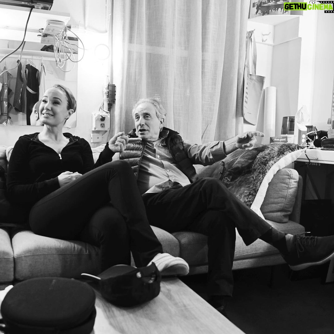 Sierra Boggess Instagram - “Alexa, play ‘Chip Zien in Into the Woods original Broadway cast that changed all our lives” Chip Zien and I have been friends for over a decade. I’ve played his daughter, his trophy wife, Julie Andrews to his Frederick Loewe, and now his memory of his wife to his Rabbi in @harmonyanewmusical When I tell you that I couldn’t POSSIBLY have gotten thru this experience without him I’m not exaggerating. Doing this show with him was one of my top three reasons for doing this show. I want to be there witnessing his icon status as he delivers a performance that no one else could possibly do. Everyone who sees him in this role leaves with their jaw on the floor. He is unparalleled. And who he is offstage is even better. The humor that he brings to us as a company is just what we need to tell this devastating story 8 times a week and not get too overwhelmed by it. You have 6 more chances to catch Chip in the starring role of a lifetime. You want to say “I was there. I saw it in person.” 📷 @themichaelkushner @thedressingroomproject