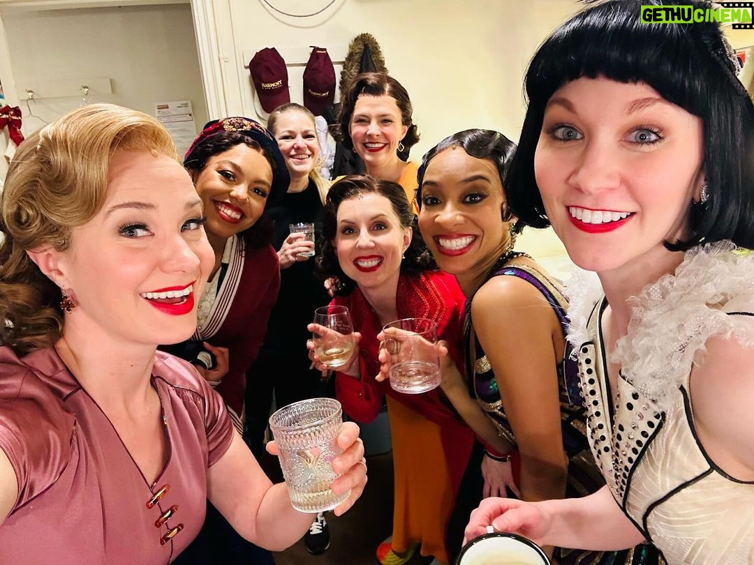 Sierra Boggess Instagram - Happy New Year from the women of @harmonyanewmusical who just completed our last show of 2023 (special shout out to @bronwyn_tarboton who made her principal debut as Ruth while @jujujuliebee is out) See you in the New Year of 2024!!!! 🥂 😃 Barrymore Theatre