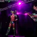 Simon Musk Instagram - Last night at Kamikaze Pro, the company hired a professional guitarist to play me to the ring to my old entrance music. This was a really cool thing for them to do, such a nice touch to my appearance there 🎸👊 Credit: Wrestleography #wwe #ligero #nxtuk #nxt #wrestling #music #guitar #entrance #professionalathlete #kamikaze
