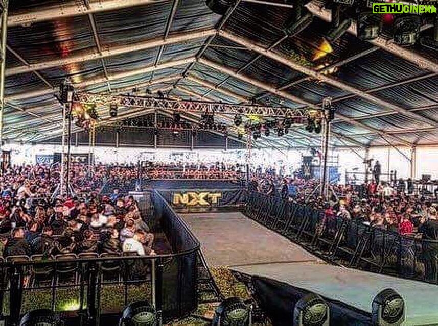 Simon Musk Instagram - Memory Monday: this was the sight that greeted me 2 years ago today as I made my WWE debut. Such a shame there’s no Download Festival this year because of current circumstances, but one thing is for sure: I can’t wait to get back into that ring. #wwe #ligero #nxtuk #nxt #wrestling #memorymonday #downloadfestival