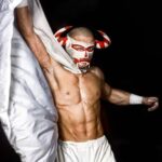 Simon Musk Instagram - Throwback Thursday: Pretending to be a spooky ghost wrapped in pleather and cloth, 2010 👻 #wwe #ligero #nxtuk #nxt #wrestling #throwbackthursday #tbt #ghost #spookyghost #didyouseethespookyghost