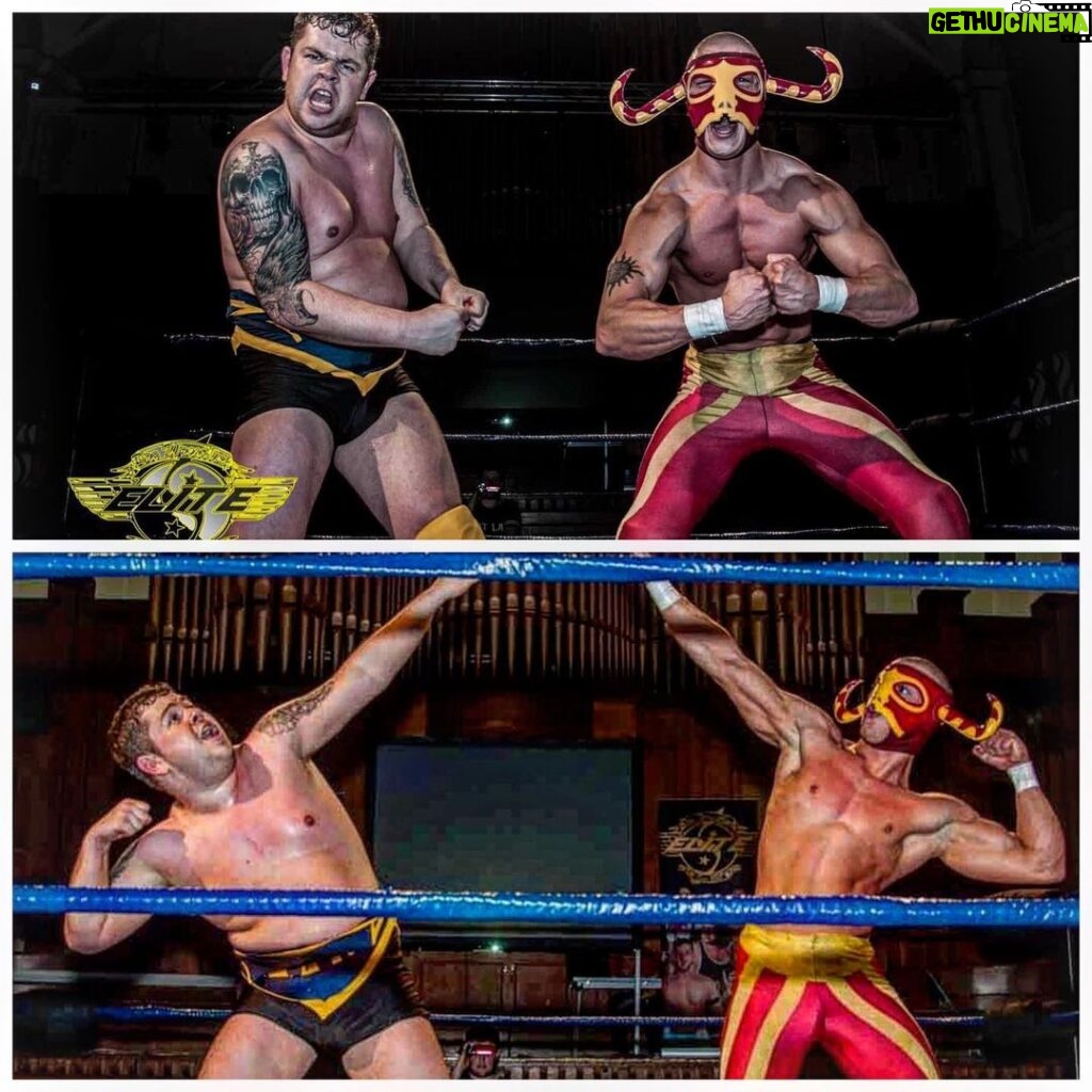Simon Musk Instagram - Memory Monday: “Well let me tell you something dude!” Rocking some red and yellow at a Pro Wrestling Elite show in Ayr, Scotland whilst Gradomania runs wild. #wwe #ligero #nxtuk #nxt #wrestling #memorymonday #grado #hulkhogan #hulkamania #scotland #elite