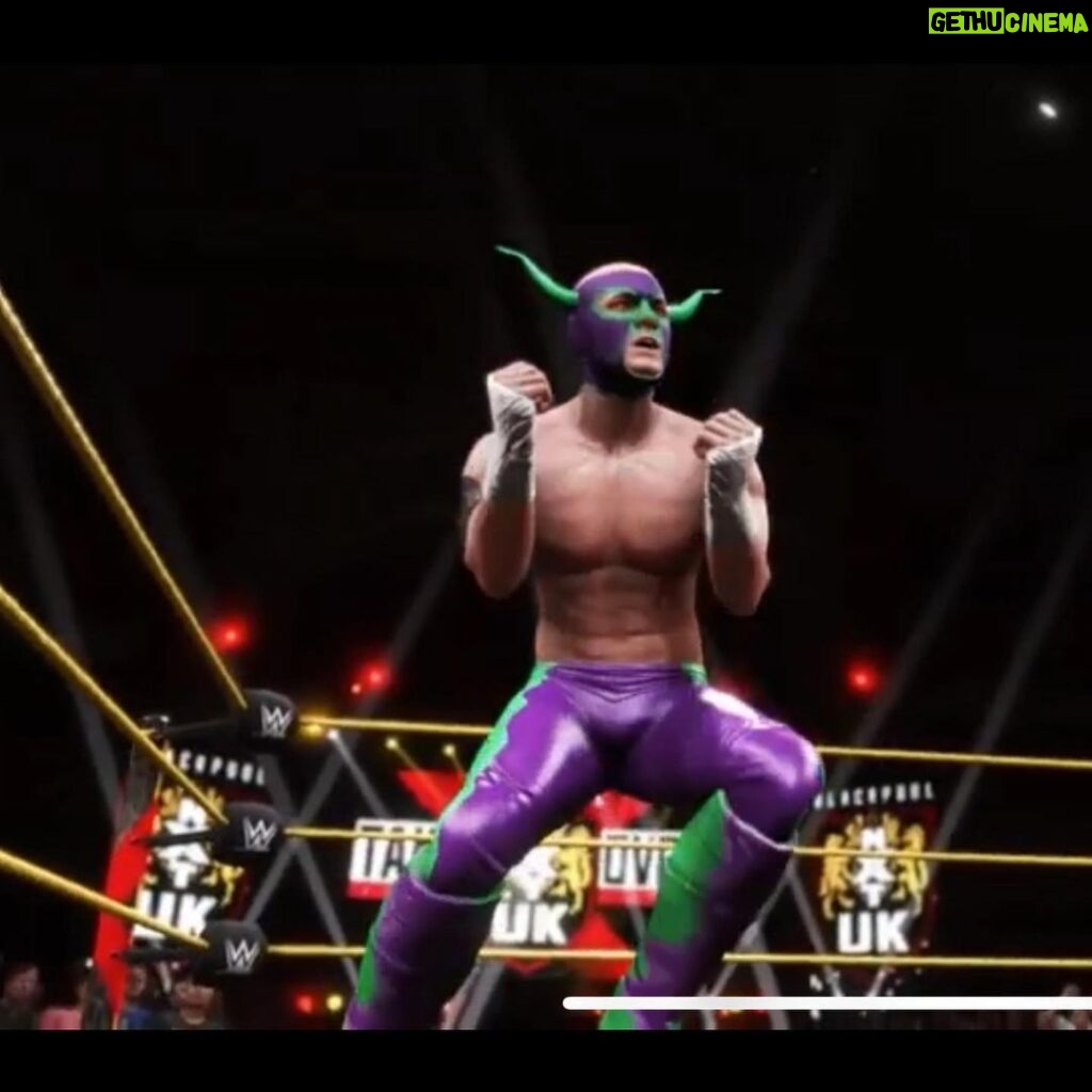 Simon Musk Instagram - Being a huge gamer, it’s always been one of my goals to be officially featured in a video game. But I’m constantly blown away by the amount of effort people make creating me on them! Especially considering those pesky horns 😂 #wwe #ligero #nxtuk #nxt #gaming #createawrestler #videogames #wrestling #fancreation