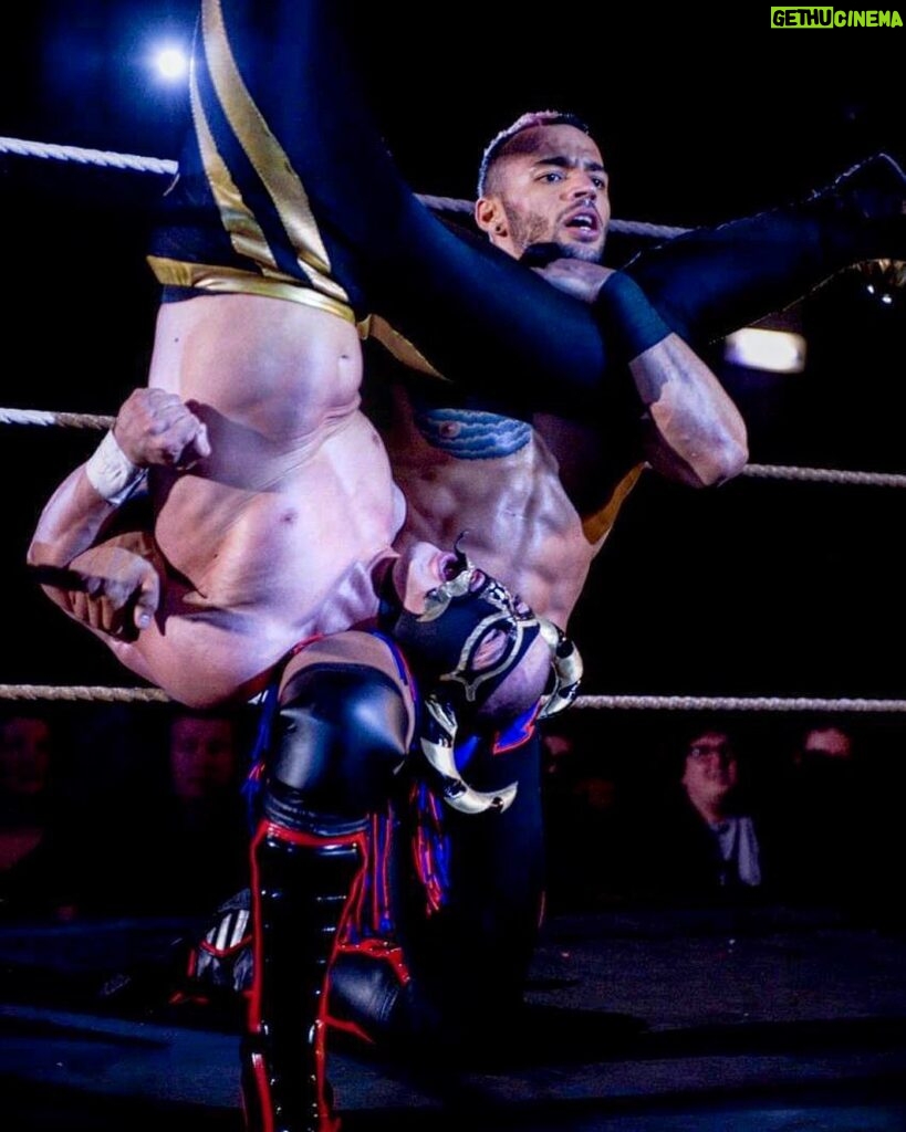 Simon Musk Instagram - Throwback Tuesday: Helping Ricochet practice for his second job as a chiropractor, Progress Wrestling Chapter 6. #wwe #nxtuk #nxt #ligero #ricochet #progresswrestling #throwbacktuesday #wrestling