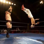 Simon Musk Instagram - Throwback Thursday: Dave Mastiff attempts to throw me out of the building back in 2008 in Bilbao, Spain. #wwe #ligero #davemastiff #throwbackthursday #tbt #spain #nxtuk #nxt #wrestling