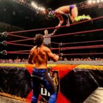 Simon Musk Instagram - Pescado on Noam Dar, NXT U.K. Coventry Night 1. Credit: @knowleangrey #wwe #ligero #nxtuk #nxt #wrestling #coventry #wwenetwork #professionalathlete #noamdar