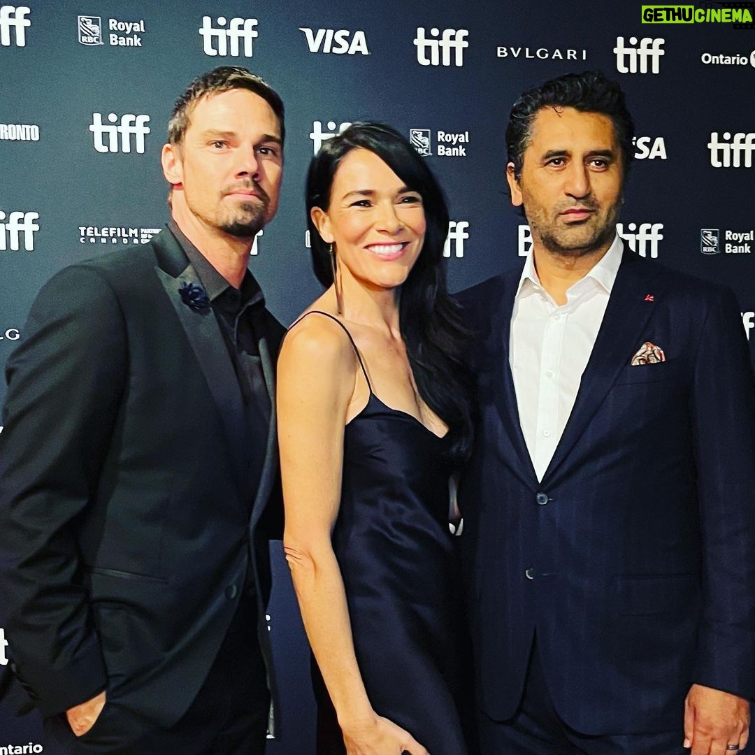 Simone Kessell Instagram - Saturday night ✊🏽@murufilmnz @tiff_net #tiff @esse.studios 🖤#tiff22