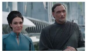 Simone Kessell Instagram - Working with Jimmy was one of the highlights of @obiwankenobi He is all class and a superb theatre actor…he’s the real deal! ☺️#jimmysmits #brehaorgana #bailorgana