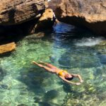 Simone Kessell Instagram - Gods rock pool 💦 Clovelly Beach