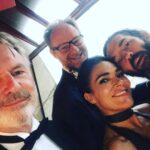 Simone Kessell Instagram - Fabulous night celebrating our film and television industry #aactasawards #aactas2021 🏆with my mates @samneilltheprop @sarahlwalker @_daniellecormack_ @nashedgerton @taikawaititi Thank you @gingerandsmart for helping me ooze elegance ( according to the telegraph 🤣) in my very sexy dress 💋