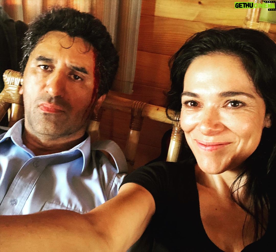 Simone Kessell Instagram - Tihei mauri Ora ✊🏽80% Māori cast and crew. Māori story telling by māori ( Cliff is not grumpy that’s just his face 🤣) Ruatoki, New Zealand