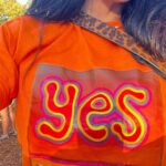 Simone Kessell Instagram - YES 🙌🏽 #yes23 let’s stand in solidarity to champion the indigenous voice 🙌🏽Thank you @rachelperkinsau ( you were incredible yesterday) this is long overdue Australia @yes23au ❤️💛🖤 @yestothevoice.au 🙏🏽