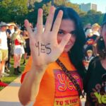 Simone Kessell Instagram - YES 🙌🏽 #yes23 let’s stand in solidarity to champion the indigenous voice 🙌🏽Thank you @rachelperkinsau ( you were incredible yesterday) this is long overdue Australia @yes23au ❤️💛🖤 @yestothevoice.au 🙏🏽