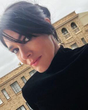Simone Kessell Instagram - For Your Consideration 🖤 @katrinakleinmakeup @clarissanya thank you both ❣️@yellowjackets @ysl @showtime