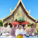 Siraphan Wattanajinda Instagram - มาร่วมทำบุญแล้วนะคะ . อนุโมทนาบุญกับทุกท่านนะคะ 🙏😊 วัดสันป่าค่า อ.สันกำแพง