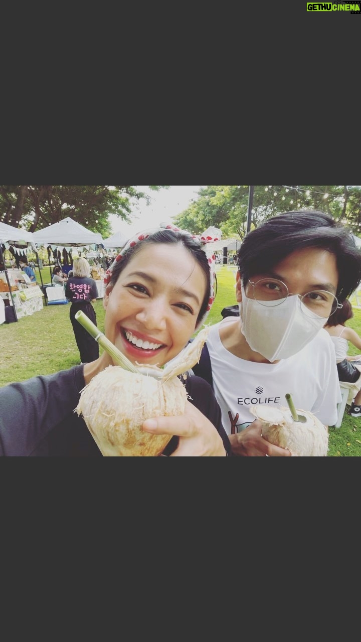 Siraphan Wattanajinda Instagram - เก็บตก CHULA Sustainability fest 2022 💚 . งานรักโลกแบบนี้ พี่หมี ECOLIFE app ก็ต้องแจมด้วยซิฮ้าาา 💚 @ecolifeapp