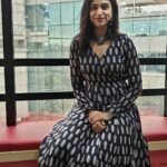Siri Ravikumar Instagram - Mirchi always sakkat hot maga ❤️ . Dress by @yubikastudio Jewelry - @saritha.reddy19