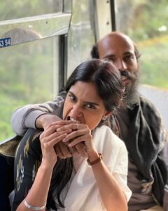 Siri Ravikumar Instagram - This was taken from the last day of shoot! First pic - Prerna, second pic - Siri 😂