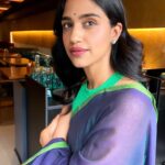 Siri Ravikumar Instagram - Been waiting to talk about the film for a year now! Just yay! . Thank you @makeupbyabhilasha 💚 and @harshasingh512 💚@yashaswini_narayan @shreevaraadesignstudio thanks for this pretty saree 💙