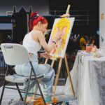 Sirinya Puengsuwan Instagram - Poriin's live painting at ACG HK 2023 #Poriin #Riin_Poriin