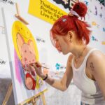 Sirinya Puengsuwan Instagram - Poriin's live painting at ACG HK 2023 #Poriin #Riin_Poriin